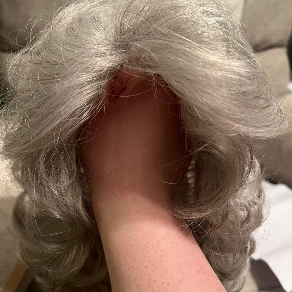 Curly Gray Hair Wig for Women Paula Young Brand